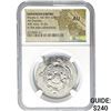 Sasanian Khusru II AD 591-628 Silver Drachm