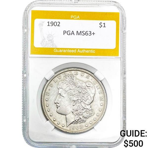 1902 Morgan Silver Dollar PGA MS63+