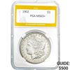1902 Morgan Silver Dollar PGA MS63+