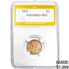Image 1 : 1912 1C PGA MS65+ RED