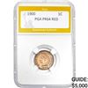 Image 1 : 1900 Indian Head Cent PGA PR64 RED