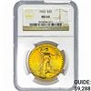 Image 1 : 1922 $20 Gold Double Eagle NGC MS64