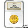 1893 $10 Gold Eagle NGC MS63