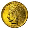 Image 1 : 1908 $10 Gold Eagle CHOICE BU