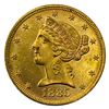 1885 $5 Gold Half Eagle CHOICE BU