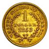 Image 2 : 1853 Rare Gold Dollar CHOICE BU