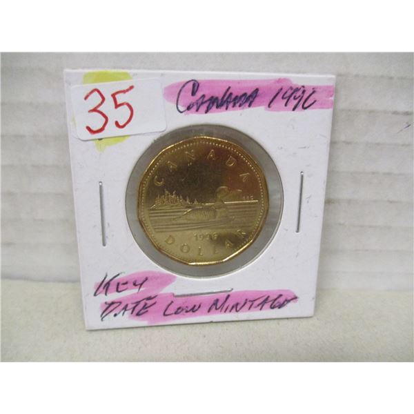 1996 CH/BU KEY DATE CANADA LOONIE