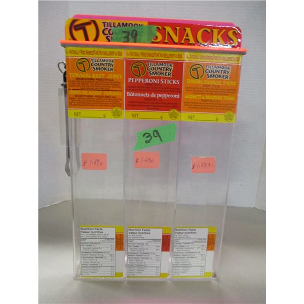 STORE CLOSE-OUT (AS IS):  3 COMPARTMENT PLASTIC STORAGE UNIT