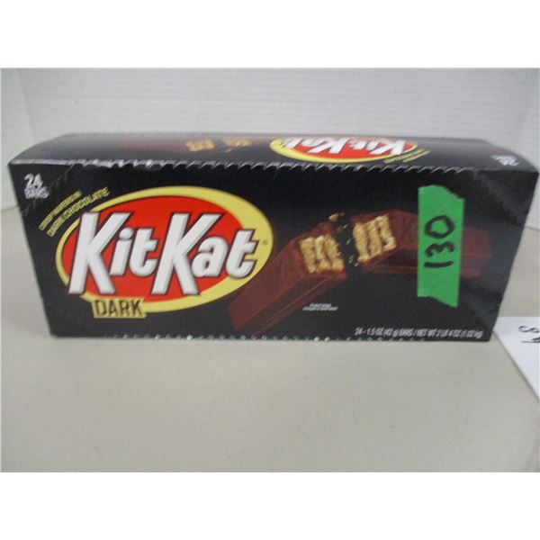 FREIGHT DAMAGE (AS IS):  KIT KAT DARK CHOCOLATE BARS (24) - BOX