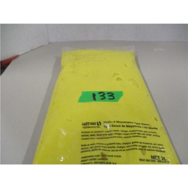 FREIGHT DAMAGE (AS IS):  MUSTARD MAYO SAUCE (2L) - BAG