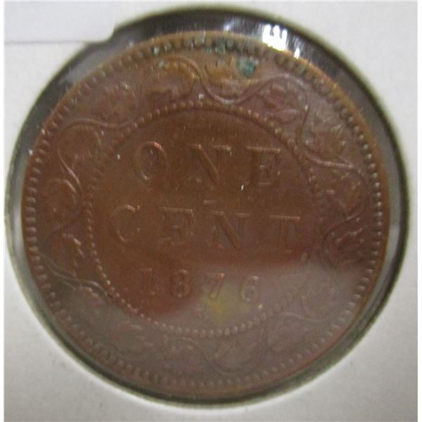 1876H CANADA LARGE CENT