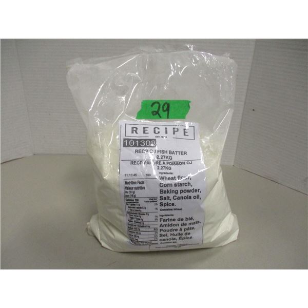 FREIGHT DAMAGE (AS IS):  FISH BATTER (2.27 KG) - BAG