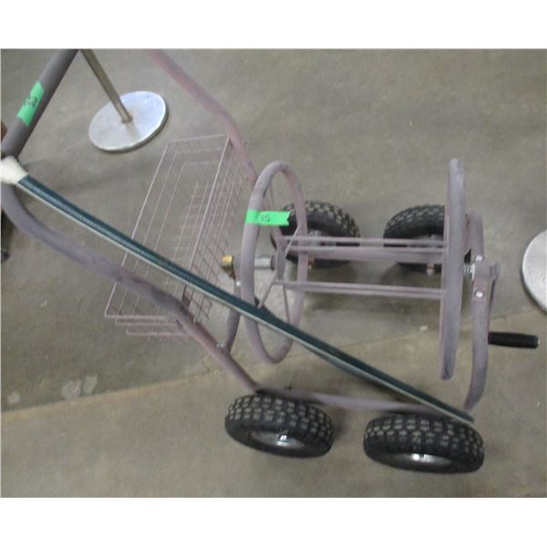 4 WHEEL WATER HOSE CART