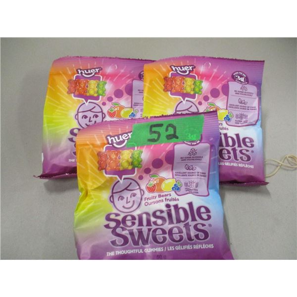 FRUITY BEARS GUMMY TREATS (NO SUGAR) - 3 BAGS