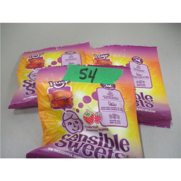 FRUITY FISH GUMMY TREATS (NO SUGAR) - 3 BAGS