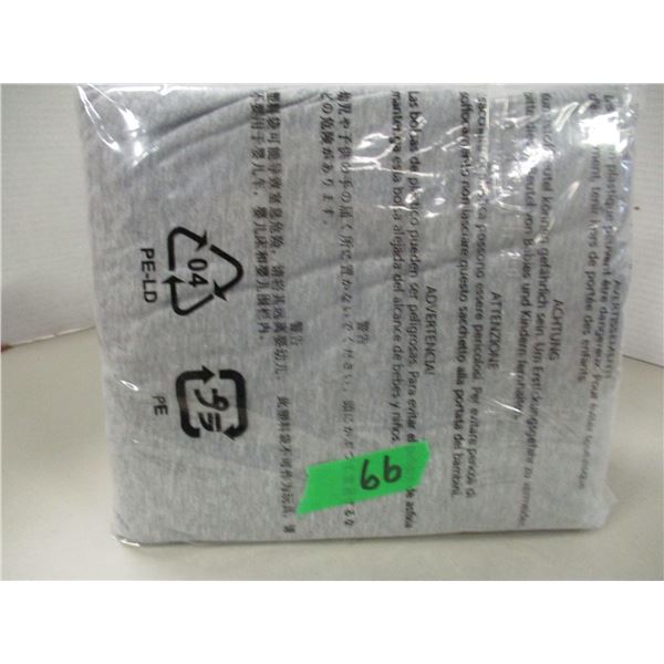 NEW:  TWIN SIZE GREY 3 PIECE COTTON JERSEY SHEET SET
