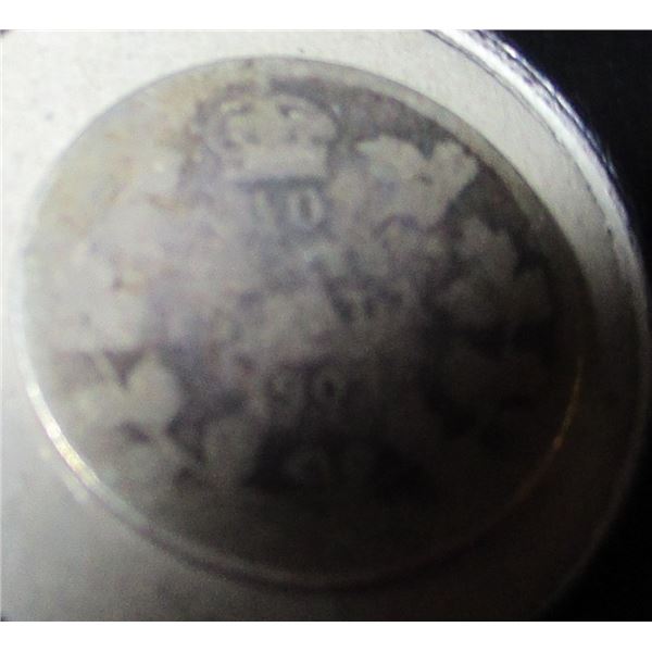 1903 KING EDWARD VII CANADA WEAK DATE SILVER DIME