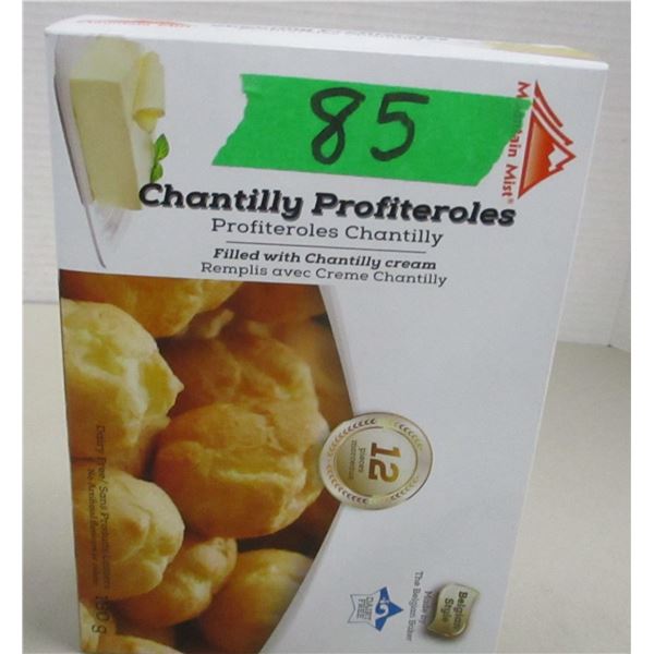 FROZEN:  CHANTILLY CREAM PUFFS (180G) - BOX