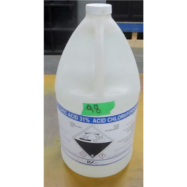 ESTATE:  HYDROCHLORIC ACID (1 GALLON) - JUG