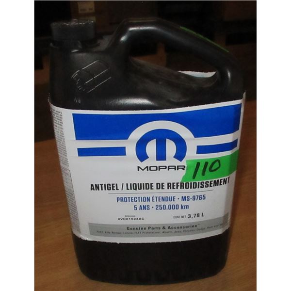 ESTATE:  MOPAR ANTI-FREEZE (3.78 L) - JUG