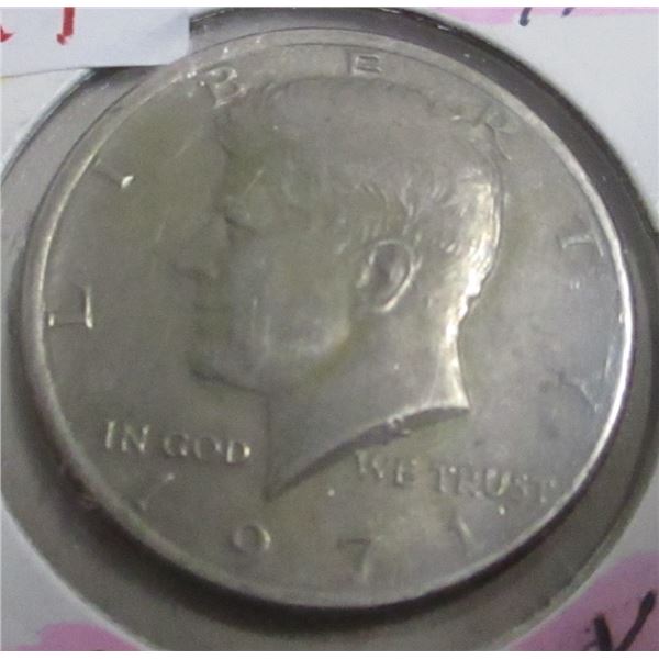 1971 KENNEDY USA HALF DOLLAR