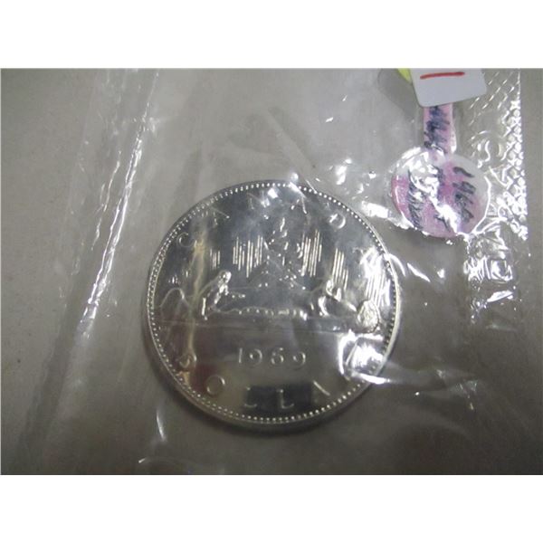 1969 PROOF CANADA MINT SEALED VOYAGER DOLLAR