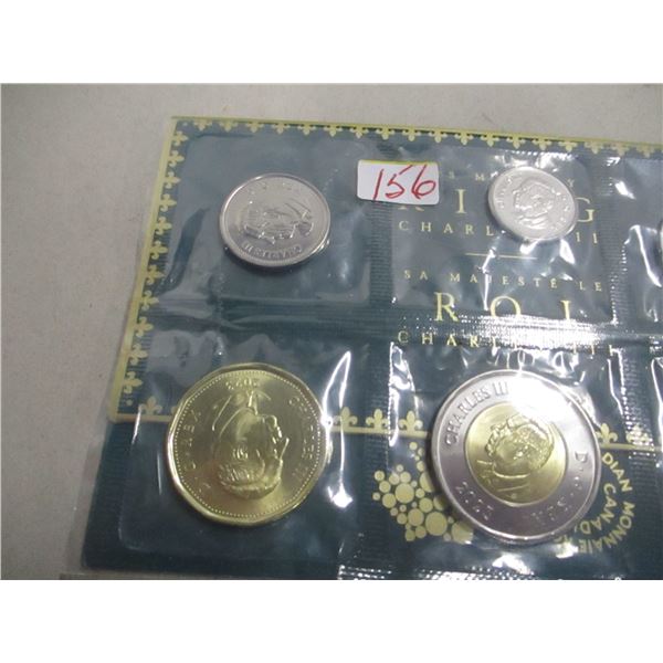 2023 SET OF KING CHARLES III MINT SEALED COINS