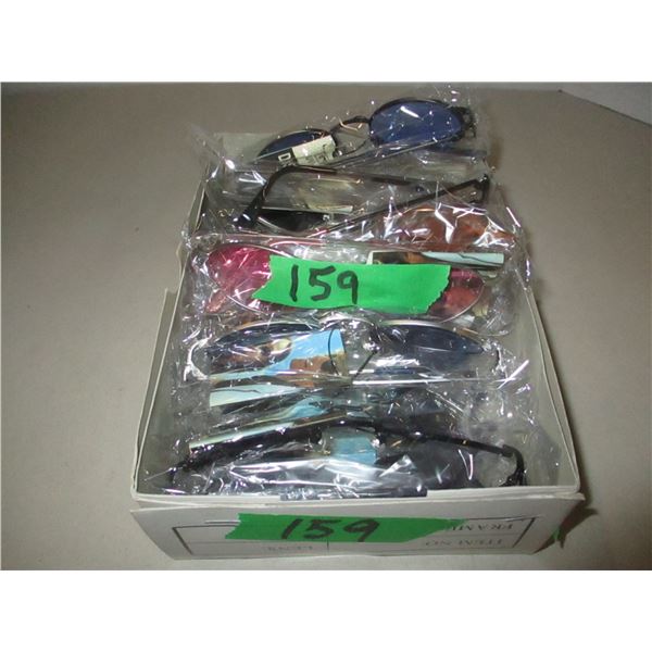 BOX C/W APPROX 12 PAIR SUNGLASSES