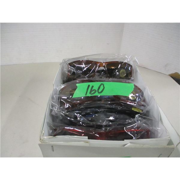BOX C/W APPROX 12 PAIR SUNGLASSES