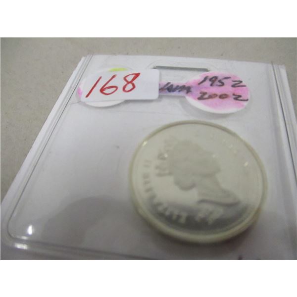 1952 - 2002 PROOF CAMEO CANADA NICKEL