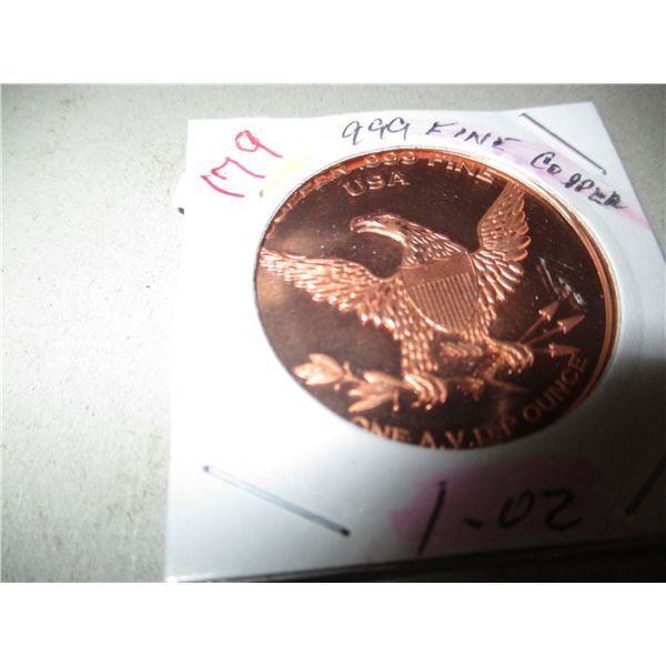 999 USA FIND COPPER COIN