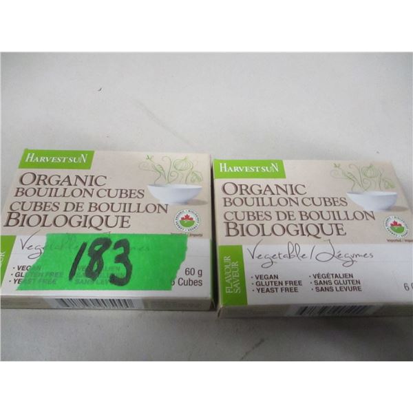 FREIGHT DAMAGE (AS IS):  BOULLION CUBES (2 BOXES X 12 CUBES)
