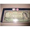 Image 1 : 1954 DEVILS FACE CANADA $1 DOLLAR BILL
