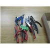 Image 1 : ESTATE:  BOX C/W ASSORTED PLIERS