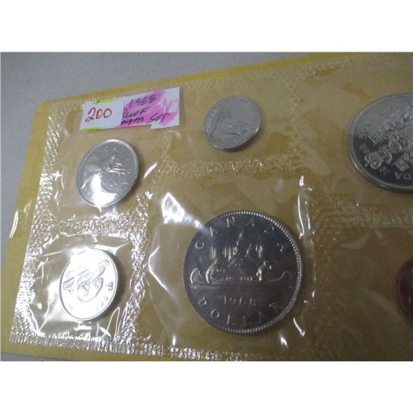 1968 PROOF CANADA MINT SELAED COIN SET