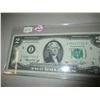 Image 1 : 1976 SCARCE GREEN SEAL USA $2 BILL