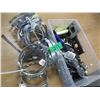 Image 1 : ESTATE:  PLASTIC BIN C/W ASSORTED CLAMPS