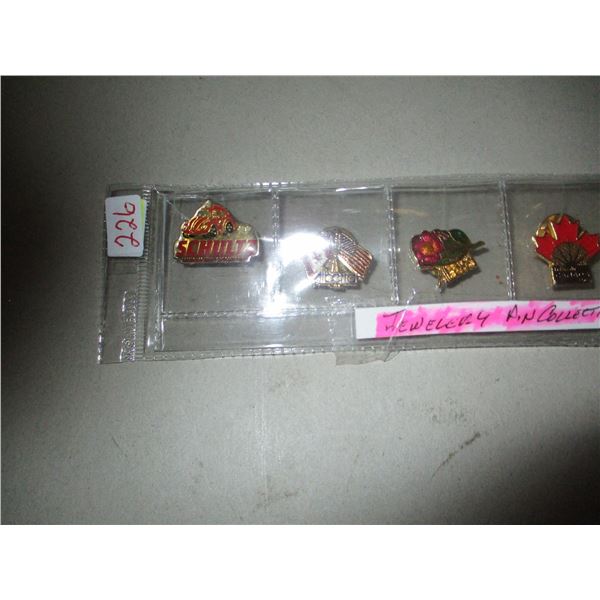 LOT OF 6 PIN COLLECTION