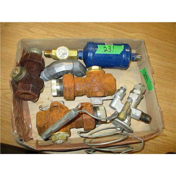 ESTATE:  FLAT C/W ASSORTED VALVES