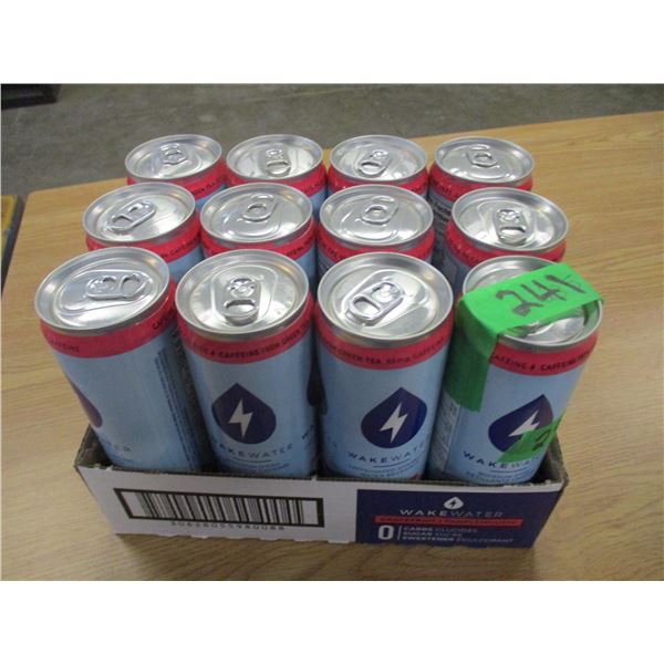 FREIGHT DAMAGE (AS IS):  GRAPEFRUIT WAKEWATER (12 CANS) - BOX
