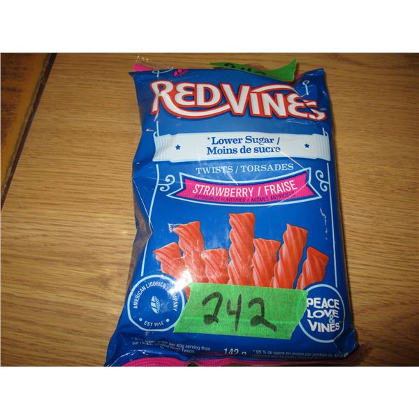 FREIGHT DAMAGE (AS IS):  RED VINE STRAWBERRY LICORICE (142G) - BAG