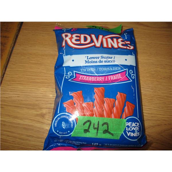 FREIGHT DAMAGE (AS IS):  RED VINE STRAWBERRY LICORICE (142G) - BAG