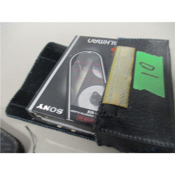 SEIZURE:  ORIGINAL METAL SONY WALKMAN & POCKET WALLET