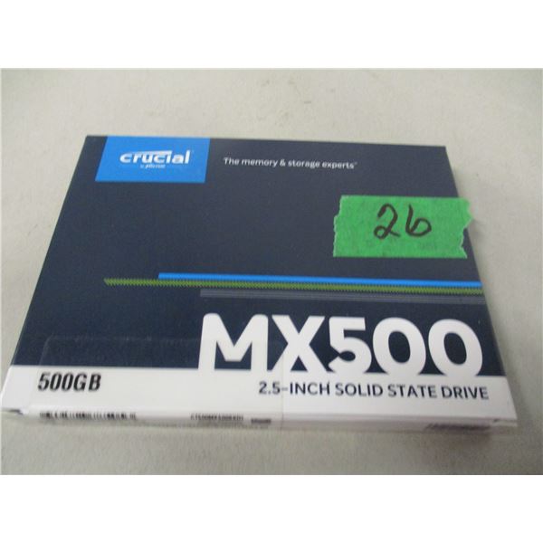 SEIZURE/NEW:  MX500 SOLID STATE DRIVE