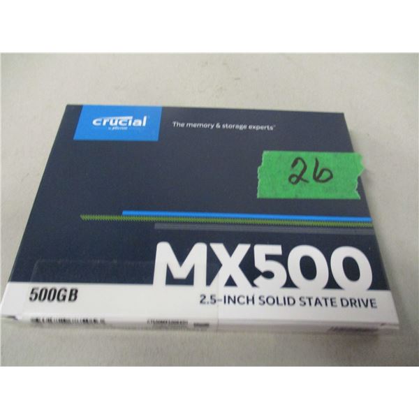 SEIZURE/NEW:  MX500 SOLID STATE DRIVE