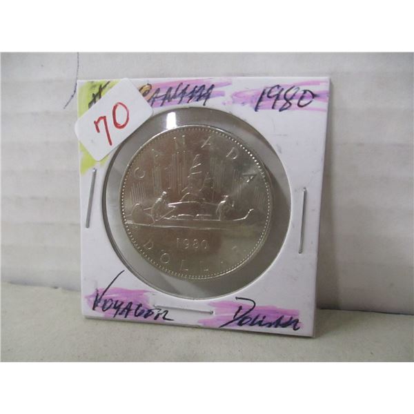 1980 AU CANADA VOYAGER DOLLAR (LEGAL TENDER)