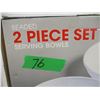 Image 3 : ESTATE:  2 PIECE SET BEADED SERVING BOWLS