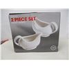 Image 3 : ESTATE:  BEADED 2 PIECE GRAVY BOAT SET