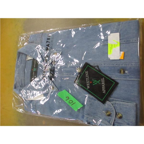 NEW:  LIGHT BLUE SHIRT (SIZE MEDIUM)