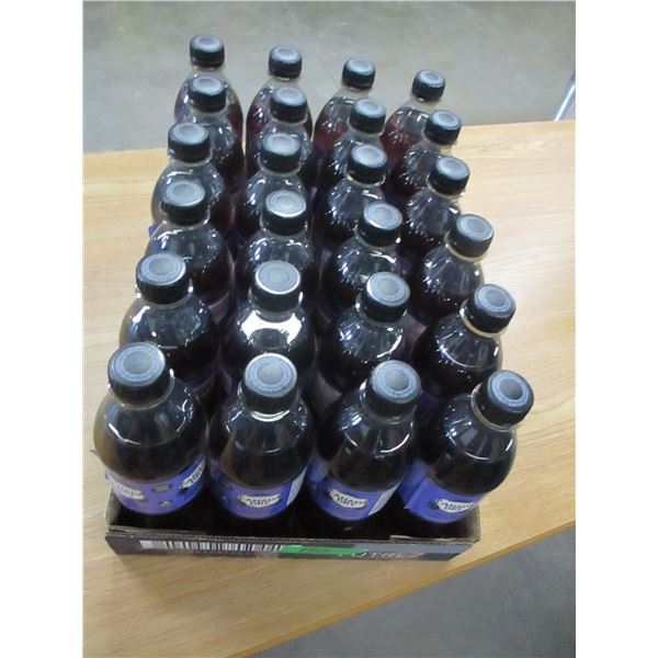 FREIGHT DAMAGE (AS IS):  CANADA DRY ZERO SUGAR & BLACKBERRY POP (24 BOTTLES) - CASE